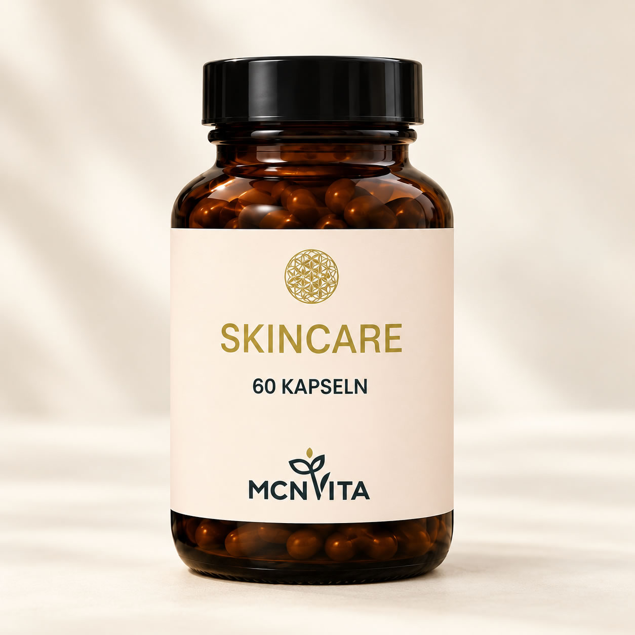 MCNVITA SKINCARE 60 Kapseln in brauner Glasflasche
