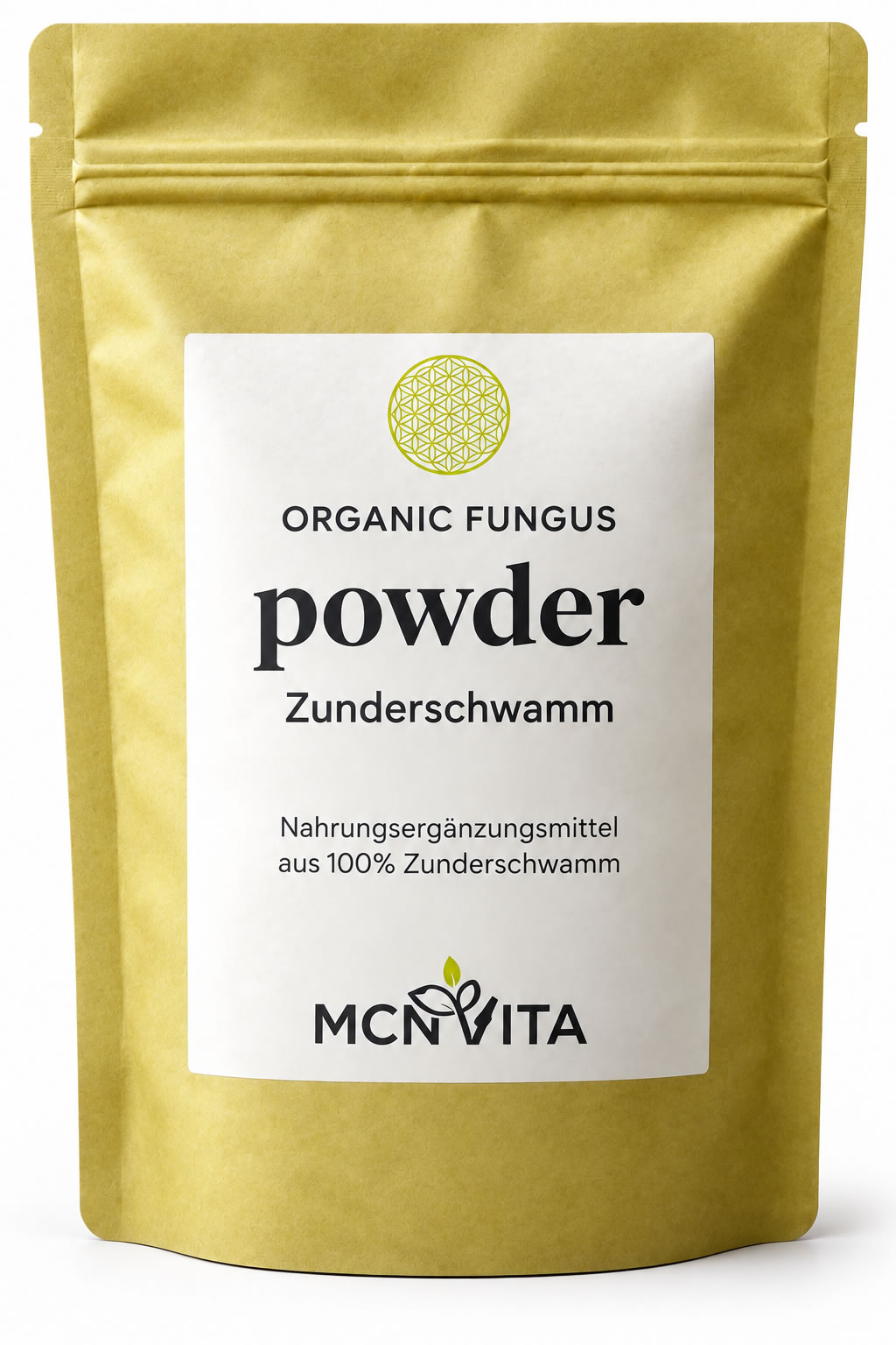 MCNVITA Zunderschwamm Pulver 30 g Nachfüllpackung